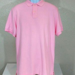 Pink Men's J.crew polo short sleeve shirt